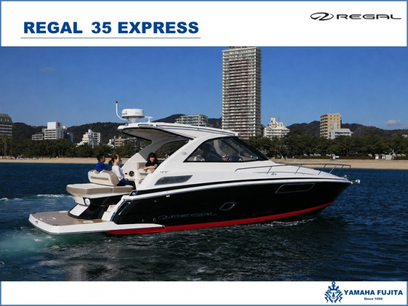 リーガル 35 Sport Coupe AUTUMN BOAT FAIR 開催中！価格➡➡➡￥3450万円　スポツクルーザー入荷　ワンオーナー・陸上保管艇