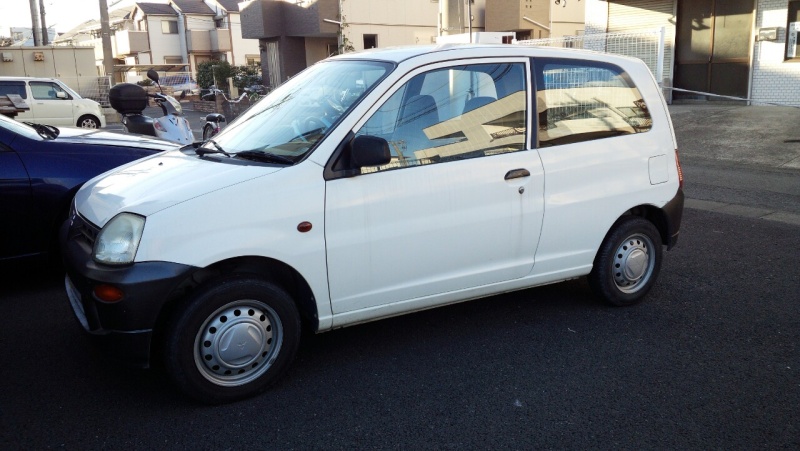 廃車買取 平成11年 三菱 ミニカバン3ドア GD-H42V 走行距離8.3万KM  
