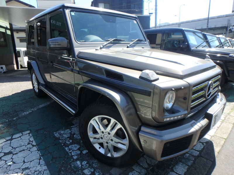 メルセデスベンツ Gクラス G350d　ラグジュアリーPKG　ディーラー車 　ワンオーナー　インジウムグレー