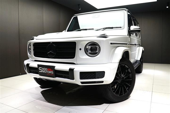 メルセデスベンツ Gクラス 2020年ﾓﾃﾞﾙ  G350d AMGﾗｲﾝ ｱﾀﾞﾌﾟﾃｨﾌﾞﾀﾞﾝﾋﾟﾝｸﾞｼｽﾃﾑ ﾗｸﾞｼﾞｭｱﾘｰﾊﾟｯｹｰｼﾞ RHD ﾎﾟｰﾗｰﾎﾜｲﾄ