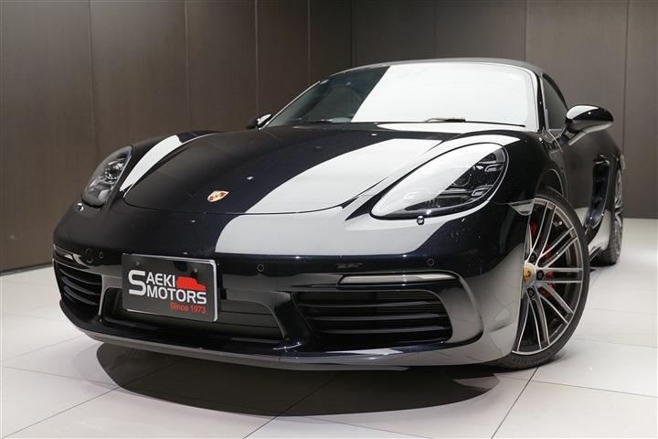 ポルシェ 718 ボクスター 2017年ﾓﾃﾞﾙ 718ﾎﾞｸｽﾀｰ S RHD PDK ｽﾎﾟｰﾂｸﾛﾉ ｼﾞｪｯﾄﾌﾞﾗｯｸﾒﾀﾘｯｸ