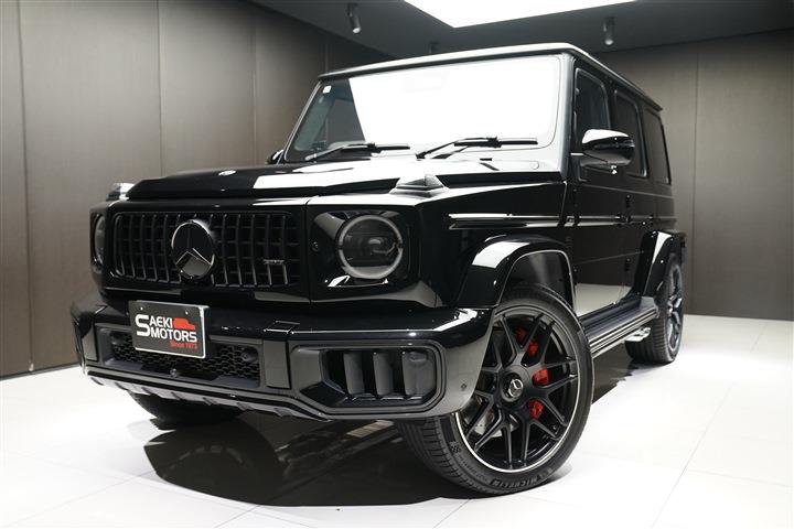 AMG Gクラス 2024年ﾓﾃﾞﾙ G63 Launch Editiuon RHD 22ｲﾝﾁAW ｵﾌﾞｼﾃﾞｨｱﾝﾌﾞﾗｯｸ