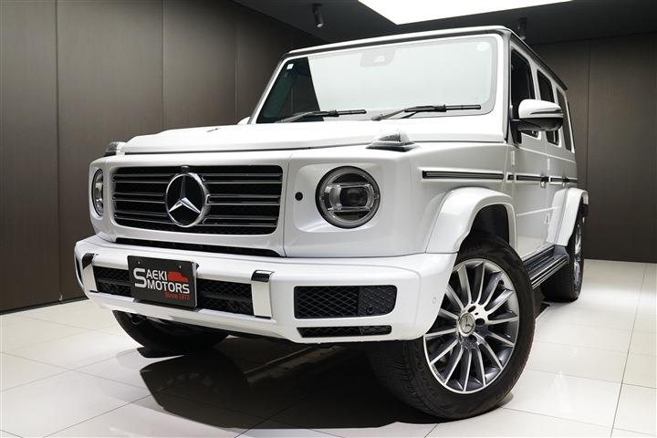メルセデスベンツ Gクラス 2023年ﾓﾃﾞﾙ G400d RHD AMGﾗｲﾝ ﾏﾇﾌｧｸﾄｩｰｱP 20ｲﾝﾁAW ｵﾊﾟﾘｽﾎﾜｲﾄ