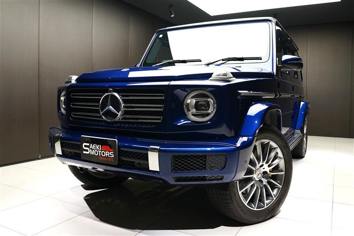 メルセデスベンツ Gクラス 2021年ﾓﾃﾞﾙ G400d RHD AMGﾗｲﾝ ﾗｸﾞｼﾞｭｱﾘｰP ｱﾀﾞﾌﾟﾃｨﾌﾞD 20ｲﾝﾁAW  ﾌﾞﾘﾘｱﾝﾄﾌﾞﾙｰ