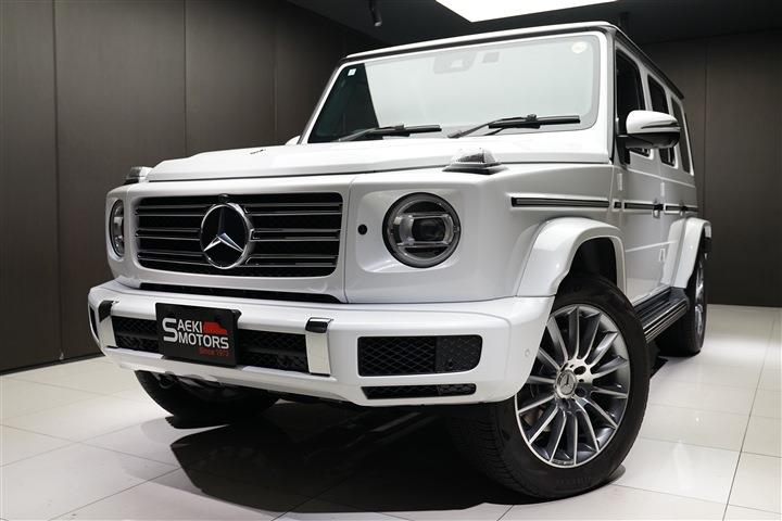 メルセデスベンツ Gクラス 2023年ﾓﾃﾞﾙ G400d RHD AMGﾗｲﾝ ﾏﾇﾌｧｸﾄｩｰｱPﾌ 20ｲﾝﾁAW ｵﾊﾟﾘｽﾎﾜｲﾄ.