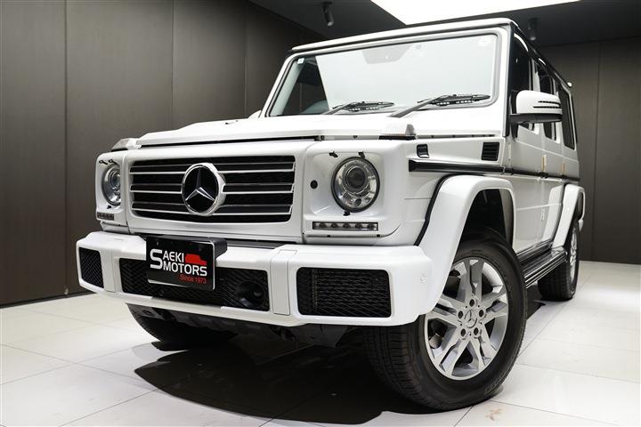 メルセデスベンツ Gクラス 2016年ﾓﾃﾞﾙ G350d RHD ﾗｸﾞｼﾞｭｱﾘｰP 18ｲﾝﾁAW ﾎﾟｰﾗｰﾎﾜｲﾄ