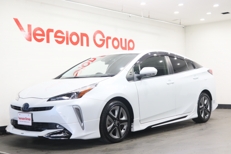 トヨタ プリウス S ツーリングセレクション　全国3年保証付　ワンオーナー　禁煙車　モデリスタフルエアロ　9inメモリーナビ　フルセグ　バックカメラ　ETC　ドラレコ　セーフティセンス　社外デジタルミラー　シートヒーター　LEDライト　17AW