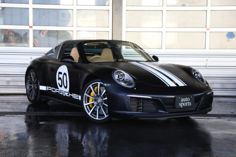ポルシェ 911(Type991) タルガ4S　マットブラック　ヘリテージデザイン PCCB