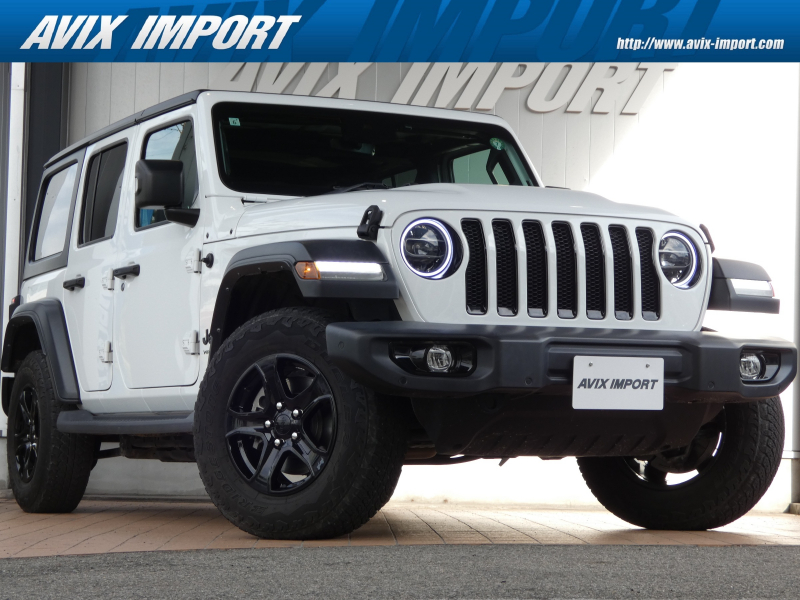 ジープ ラングラー ｱﾝﾘﾐﾃｯﾄﾞ ｱﾙﾃｨﾁｭｰﾄﾞ 4WD 限定300台 ﾌﾞﾗｯｸｲﾝﾃﾘｱ LED ACC Bｶﾒﾗ AppleCarPlay 純正17AW 禁煙 下取車 正規D車