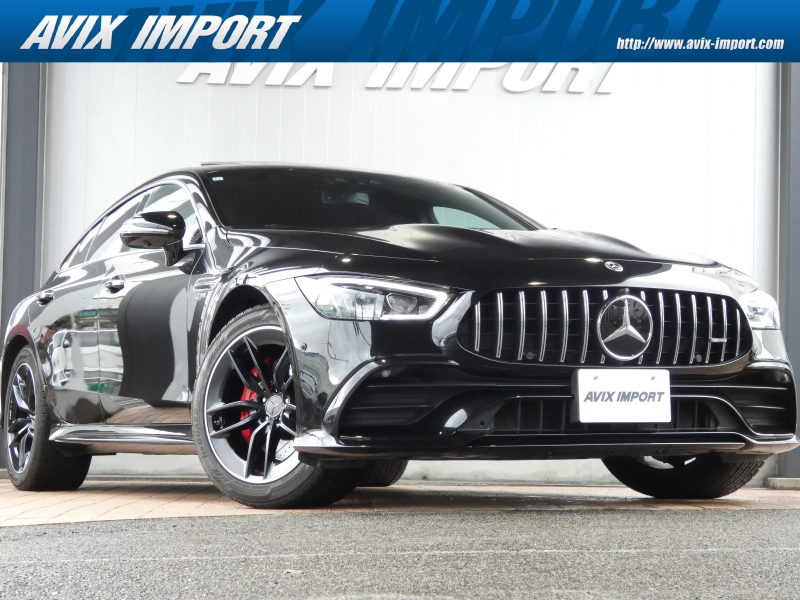 AMG GT 4ドアクーペ GT43 4MATIC+(ISG搭載ﾓﾃﾞﾙ) ｴｸｽｸﾙｰｼﾌﾞPKG ｶﾞﾗｽSR 黒革 RSP 純正HDDﾅﾋﾞ 地ﾃﾞｼﾞ 全周ｶﾒﾗ ﾊﾟﾜｰｼｰﾄ ｼｰﾄﾋｰﾀｰ ﾍﾞﾝﾁﾚｰﾀｰ Brumesterｻｳﾝﾄﾞ HUD AMG19AW(ﾌﾞﾗｯｸ) ﾚｯﾄﾞｷｬﾘﾊﾟｰ 右H 禁煙 正規D車