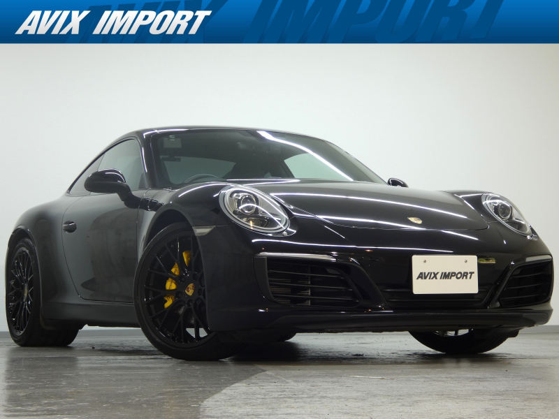 ポルシェ 911(Type991.2) 後期型 右H正規D車 水平対向6気筒ﾂｲﾝﾀｰﾎﾞ 7速PDK ｽﾎﾟｰﾂｸﾛﾉPKG 黒革 ｼｰﾄﾋｰﾀｰ PCMﾅﾋﾞ Bｶﾒﾗ ﾊﾞｲｷｾﾉﾝHL ｴﾝﾄﾘｰD 電動格納ﾐﾗｰ PASM ｲｴﾛｰｷｬﾘﾊﾟｰ 純正20ｲﾝﾁAW(ﾌﾞﾗｯｸ) 禁煙