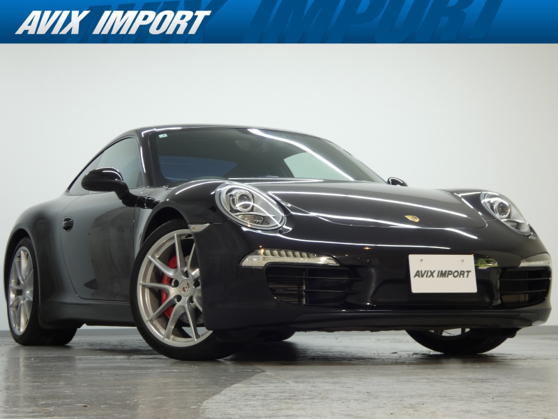 ポルシェ 911(Type991.1) ｶﾚﾗS 右H 正規D車 7速PDK 黒革 ｼｰﾄﾋｰﾀｰ 純正ﾅﾋﾞ地ﾃﾞｼﾞ Bｶﾒﾗ&PAS ﾊﾞｲｷｾﾉﾝﾍｯﾄﾞﾗｲﾄ PASM＆PTVﾌﾟﾗｽ ｽﾎﾟｰﾂｴｸﾞｿﾞｰｽﾄ 赤ｷｬﾘﾊﾟｰ 純正20AW 禁煙