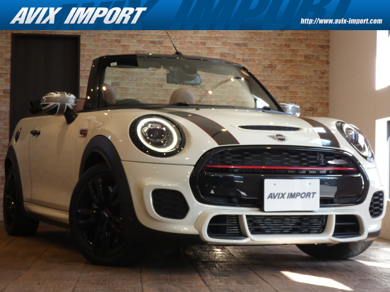 MINI(ミニ) ミニコンバーチブル ｼﾞｮﾝｸｰﾊﾟｰﾜｰｸｽ ｺﾝﾊﾞｰﾁﾌﾞﾙ 弊社買取直販 後期 8速AT Yours黒幌 茶革 ﾅﾋﾞMusicｺﾚｸｼｮﾝ Bｶﾒﾗ PTS ACC HUD ｼｰﾄﾋｰﾀｰ ETC ｺﾝﾌｫｰﾄｱｸｾｽ LEDﾗｲﾄ REMUSﾏﾌﾗｰ 17AW