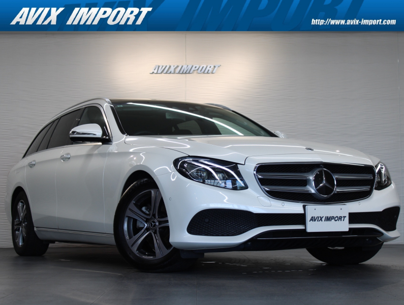 メルセデスベンツ Eクラス E220d ﾜｺﾞﾝ AVG ｴｸｽｸﾙｰｼﾌﾞPKG ﾊﾟﾉﾗﾐｯｸR 黒革 全席ｼｰﾄﾋｰﾀｰ 純正HDDﾅﾋﾞ＆全周ｶﾒﾗ HUD Burmester ﾚｰﾀﾞｰｾｰﾌﾃｨPKG NEWｽﾃｱﾘﾝｸﾞ 電動Rｹﾞｰﾄ 純正17AW 禁煙