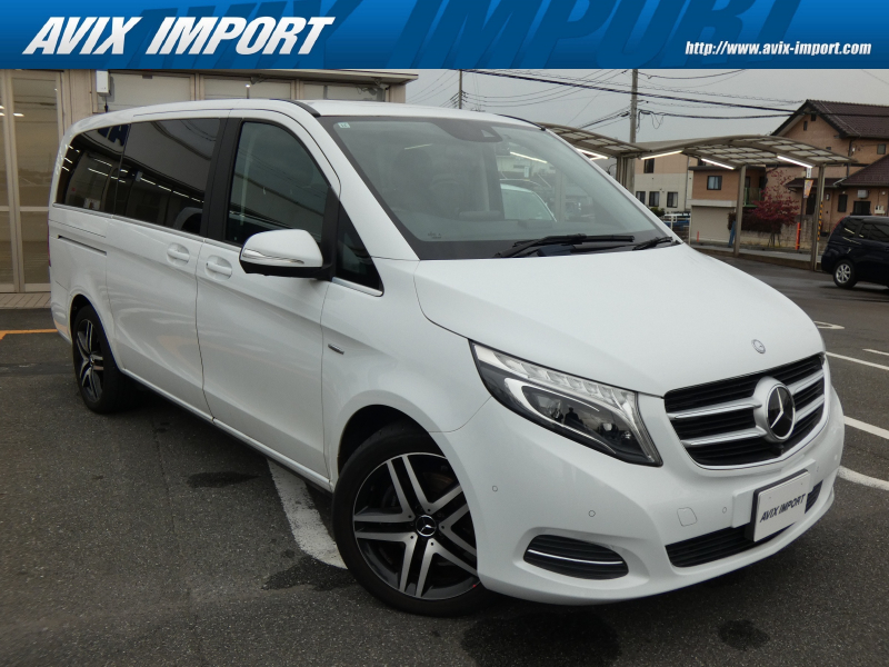 メルセデスベンツ Vクラス V220d AVG ﾛﾝｸﾞ ﾚｰﾀﾞｰｾｰﾌﾃｨPKG 黒革 LEDﾍｯﾄﾞﾗｲﾄ 純正HDDﾅﾋﾞ地ﾃﾞｼﾞ360°ｶﾒﾗ ﾘｱｴｱｺﾝ Burmesterｻｳﾝﾄﾞ 純正19AW 禁煙 正規D車