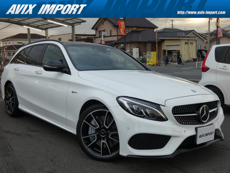 AMG Cクラス C43 ｽﾃｰｼｮﾝﾜｺﾞﾝ 4MATIC V6ﾂｲﾝﾀｰﾎﾞ ﾚｰﾀﾞｰｾｰﾌﾃｨｰPKG ﾊﾟﾉﾗﾏSR 黒革 純正HDDﾅﾋﾞ地ﾃﾞｼﾞBｶﾒﾗ burmesterｻｳﾝﾄﾞ 専用19AW 禁煙 電動ﾘｱｹﾞｰﾄ