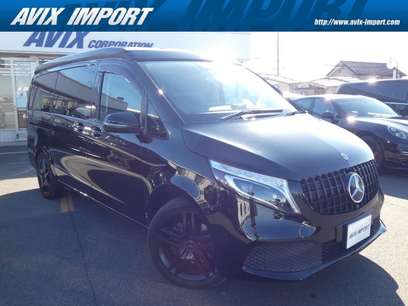 メルセデスベンツ Vクラス V220d Marco Polo HORIZON ﾌﾞﾗｯｸｱｳﾄ ﾎﾟｯﾌﾟｱｯﾌﾟﾙｰﾌ ｻｲﾄﾞｵｰﾆﾝｸﾞ 後期型 RSP 黒革 ｼｰﾄﾋｰﾀｰ&ﾍﾞﾝﾁﾚｰﾀｰ ｾﾝﾀｰﾃｰﾌﾞﾙ 後席ﾌﾙﾌﾗｯﾄ 純正MBUXﾅﾋﾞ地ﾃﾞｼﾞ360°ｶﾒﾗ ﾃﾞｼﾞﾀﾙｲﾝﾅｰﾐﾗｰ 純正19AW 禁煙 正規D車