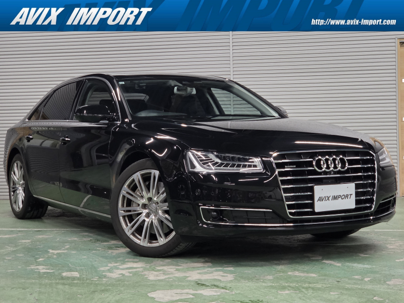 アウディ A8 L4.0TFSI ｸﾜﾄﾛ V8ﾀｰﾎﾞ 後期型 右H正規D車 ｶﾞﾗｽSR 黒革 ｼｰﾄﾋｰﾀｰ＆ﾍﾞﾝﾁﾚｰﾀｰ 4ｿﾞｰﾝAC MMIﾅﾋﾞ BOSEｻｳﾝﾄﾞ ﾘｱｴﾝﾀｰﾃｲﾒﾝﾄ 全周ｶﾒﾗ HUD＆ACC ｻｲﾄﾞ＆ﾚｰﾝｱｼｽﾄ ﾊﾟﾜｰｸﾛｰｼﾞﾝｸﾞD ﾏﾄﾘｸｽLED ｴｱｻｽ 純正20ｲﾝﾁAW