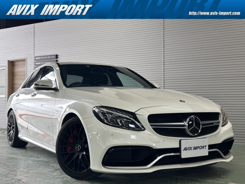 AMG Cクラス C63 S V8ﾂｲﾝﾀｰﾎﾞ 右H正規D車 ｴｸｽｸﾙｰｼﾌﾞPKG 赤/黒革 ｼｰﾄﾋｰﾀｰ ｴｱﾊﾞﾗﾝｽPKG 純正ﾅﾋﾞ地ﾃﾞｼﾞ Burmesterｻｳﾝﾄﾞ Bｶﾒﾗ＆PTS HUD＆ﾚｰﾀﾞｰｾｰﾌﾃｨPKG 赤ｷｬﾘﾊﾟｰ 専用19ｲﾝﾁAW