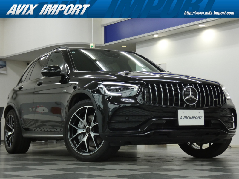 AMG GLC GLC43 4MATIC 後期型 ﾚｻﾞｰEXC-PKG ﾊﾟﾉﾗﾏSR 黒革 全席ｼｰﾄﾋｰﾀｰ 10.25ｲﾝﾁﾃﾞｨｽﾌﾟﾚｲ(MBUX) Burmesterｻｳﾝﾄﾞ 全周ｶﾒﾗ&PTS HUD＆ﾚｰﾀﾞｰｾｰﾌﾃｨPKG ｴｱｻｽ 純正20ｲﾝﾁAW 禁煙
