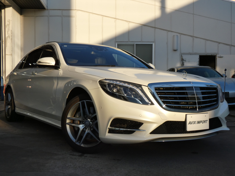 メルセデスベンツ Sクラス S550ﾛﾝｸﾞ AMGﾗｲﾝ 右H 正規D車 ﾊﾟﾉﾗﾏSR 黒革 全席ｼｰﾄﾋｰﾀｰ＆ﾍﾞﾝﾁﾚｰﾀｰ 純正HDDﾅﾋﾞ 地ﾃﾞｼﾞ  Burmesterｻｳﾝﾄﾞ 全周ｶﾒﾗ＆PTS ﾚｰﾀﾞｰｾｰﾌﾃｨPKG 純正19ｲﾝﾁAW