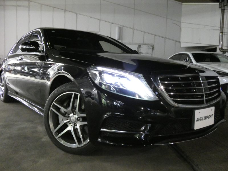 メルセデスベンツ Sクラス S550ﾛﾝｸﾞ AMGﾗｲﾝ 右H 正規D車 ﾊﾟﾉﾗﾏSR 黒革 全席ｼｰﾄﾋｰﾀｰ＆ﾍﾞﾝﾁﾚｰﾀｰ 純正HDDﾅﾋﾞ 地ﾃﾞｼﾞ  Burmesterｻｳﾝﾄﾞ 全周ｶﾒﾗ＆PTS ﾚｰﾀﾞｰｾｰﾌﾃｨPKG 純正19ｲﾝﾁAW