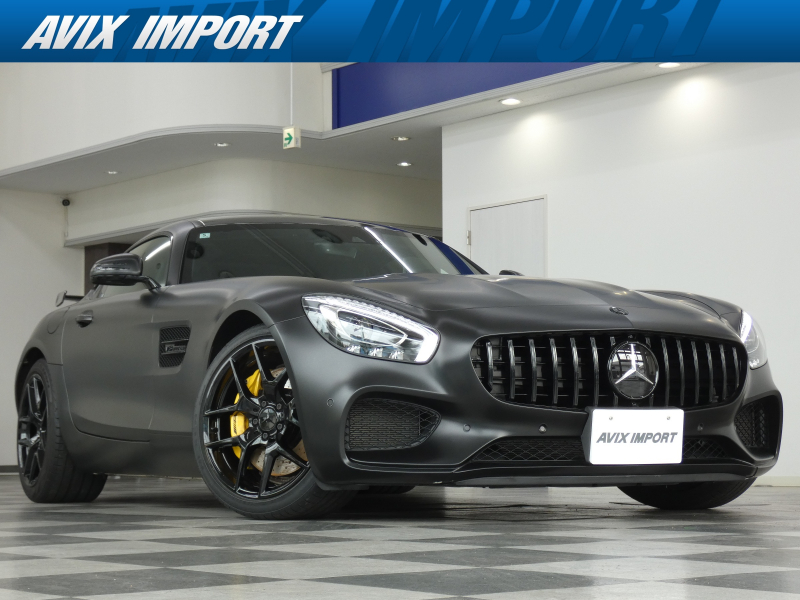 AMG GT GT V8ﾂｲﾝﾀｰﾎﾞ 右H 正規D車 ｴｸｽｸﾙｰｼﾌﾞPKG ﾏｯﾄﾌﾞﾗｯｸﾗｯﾋﾟﾝｸﾞﾊﾟﾅﾒﾘｶｰﾅｸﾞﾘﾙ 黒革 ｼｰﾄﾋｰﾀｰ 純正HDDﾅﾋﾞ 社外地ﾃﾞｼﾞ Bｶﾒﾗ ﾚｰﾀﾞｰｾｰﾌﾃｨPKG ﾃﾞｨｽﾄﾛﾆｯｸ Burmester LEDﾍｯﾄﾞﾗｲﾄ AMG19AW