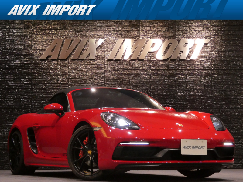 ポルシェ 718 ボクスター GTS 特別仕様 ﾕｰｻﾞｰ買取車 ｽﾎﾟｰﾂｸﾛﾉPKG 6速MT ﾌﾞﾗｯｸﾊｰﾌﾚｻﾞｰ ｼｰﾄﾋｰﾀｰ 赤ｷｬﾘﾊﾟｰ 純正ﾅﾋﾞ ｸﾙｺﾝ 左H 純正20ｲﾝﾁAW 禁煙 正規D車