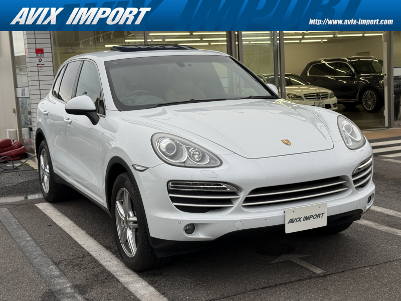 ポルシェ カイエン 特別仕様車ﾌﾟﾗﾁﾅED 右H正規D車 ｶﾞﾗｽSR ﾍﾞｰｼﾞｭ革 ｸﾚｽﾄｴﾝﾎﾞｽ 8Wayﾊﾟﾜｰｼｰﾄ ｼｰﾄﾋｰﾀｰ 純正ﾅﾋﾞ Bｶﾒﾗ＆PAS ｸﾙｺﾝ ﾊﾞｲｷｾﾉﾝHL 電動Rｹﾞｰﾄ 純正19ｲﾝﾁAW 禁煙