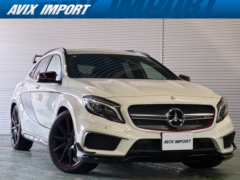 AMG GLA GLA45 4MATIC Edition 1 AMGﾚｻﾞｰEXC＆ﾍﾞｰｼｯｸﾌﾟﾗｽPKG 専用黒革 ｼｰﾄﾋｰﾀｰ 純正HDDﾅﾋﾞ地ﾃﾞｼﾞBｶﾒﾗ＆PTS ﾚｰﾀﾞｰｾｰﾌﾃｨPKG 電動Rｹﾞｰﾄ 赤ｷｬﾘﾊﾟｰ 純正20ｲﾝﾁAW 禁煙