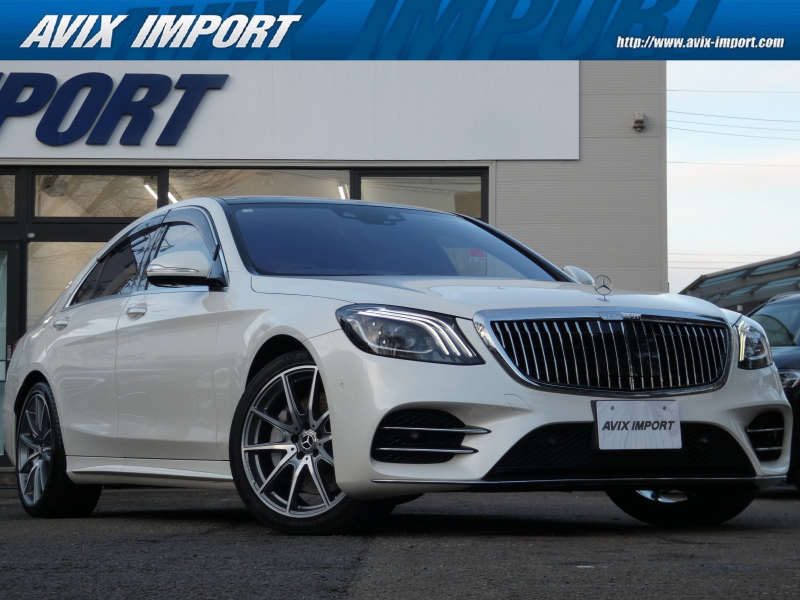メルセデスベンツ Sクラス S450ｴｸｽｸﾙｰｼﾌﾞ(ISG搭載ﾓﾃﾞﾙ) AMGﾗｲﾝﾌﾟﾗｽ 後期型 右H 正規D車 ﾊﾟﾉﾗﾐｯｸSR 黒革 ｼｰﾄﾋｰﾀｰ＆ﾍﾞﾝﾁﾚｰﾀｰ 純正ﾅﾋﾞ地ﾃﾞｼﾞ CarPlay Burmesterｻｳﾝﾄﾞ 全周ｶﾒﾗ＆PTS HUD＆ﾚｰﾀﾞｰｾｰﾌﾃｨPKG 社外ｸﾞﾘﾙ 純正20AW 禁煙車