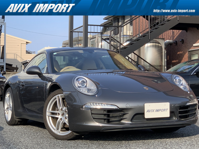 ポルシェ 911(Type991.1) ｶﾚﾗ 右H 正規D車 7速PDK ﾍﾞｰｼﾞｭ革 14wayﾒﾓﾘｰ付ﾊﾟﾜｰｼｰﾄ ｼｰﾄﾋｰﾀｰ&ﾍﾞﾝﾁﾚｰﾀｰ 純正ﾅﾋﾞ地ﾃﾞｼﾞ Bｶﾒﾗ&PAS(ﾘｱ) ﾊﾞｲｷｾﾉﾝHL 電動格納ﾐﾗｰ 純正19ｲﾝﾁAW