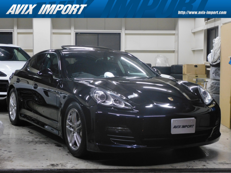 ポルシェ パナメーラ V6 右H正規D車 ｶﾞﾗｽSR 黒革 ｼｰﾄﾋｰﾀｰ 純正ﾅﾋﾞ地ﾃﾞｼﾞ Bｶﾒﾗ＆PAS ｸﾙｺﾝ PDLS付ﾊﾞｲｷｾﾉﾝHL 純正19AW