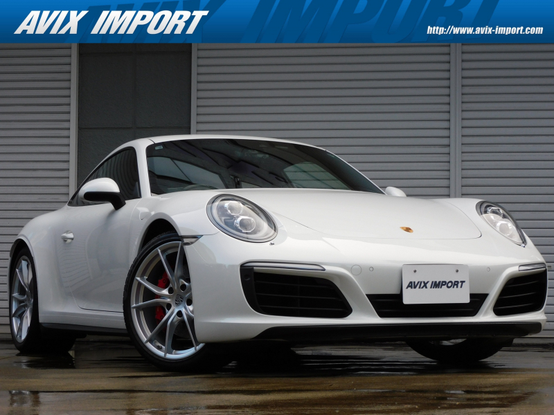 ポルシェ 911(Type991.2) ｶﾚﾗ4S 後期型 水平対向6気筒ﾂｲﾝﾀｰﾎﾞ 7速PDK 右H正規D車 黒革 14wayﾒﾓﾘｰ付ﾊﾟﾜｰｼｰﾄ ｼｰﾄﾋｰﾀｰ PCMﾅﾋﾞ Bｶﾒﾗ&PAS LEDﾍｯﾄﾞﾗｲﾄ(PDLSﾌﾟﾗｽ付) ｴﾝﾄﾘｰD 電動格納ﾐﾗｰ Fｱｸｽﾙﾘﾌﾄ PASM&PTVﾌﾟﾗｽ 赤ｷｬﾘﾊﾟｰ 純正20AW 禁煙