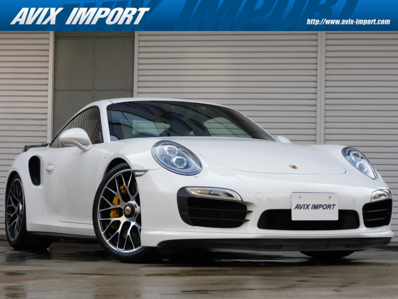 ポルシェ 911(Type991.1) ｶﾚﾗTurbo S 水平対向6気筒ﾂｲﾝﾀｰﾎﾞ 右H正規D車 7速PDK ｽﾎﾟｸﾛ 赤革 ｼｰﾄﾋｰﾀｰ 18wayﾒﾓﾘｰ付ﾊﾟﾜｰｼｰﾄ 純正ﾅﾋﾞ地ﾃﾞｼﾞ Bｶﾒﾗ&PAS ｸﾙｺﾝ BOSE LEDﾍｯﾄﾞﾗｲﾄ ｴﾝﾄﾘｰD 電動ｽﾎﾟｲﾗｰ(F＆R) PASM&PDCC&PTV+＆ﾘｱｱｸｽﾙｽﾃｱ H&R製ｽﾌﾟﾘﾝｸﾞ PCCB 純正20ｲﾝﾁAW 禁煙
