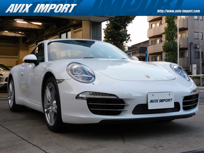 ポルシェ 911(Type991.1) ｶﾚﾗ 前期最終型 右H正規D車 7速PDK ｽﾎﾟｰﾂｸﾛﾉPKG 黒革 ｼｰﾄﾋｰﾀｰ 純正ﾅﾋﾞ地ﾃﾞｼﾞ BOSEｻｳﾝﾄﾞ Bｶﾒﾗ ﾊﾞｲｷｾﾉﾝHL(PDLS付) 電格ﾐﾗｰ 純正19ｲﾝﾁAW 禁煙