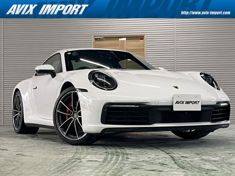 ポルシェ 911(Type992) ｶﾚﾗS 右H正規D車 水平対向6気筒ﾂｲﾝﾀｰﾎﾞ 8速PDK ｽﾎﾟｰﾂｸﾛﾉﾊﾟｯｹｰｼﾞ ﾏｯﾄｶｰﾎﾞﾝｲﾝﾃﾘｱ 黒革 ｼｰﾄﾋｰﾀｰ PCMﾅﾋﾞ 全周ｶﾒﾗ＆PAS ｸﾙｺﾝ&LCA LEDﾍｯﾄﾞﾗｲﾄ(PDLS付) ｽﾎﾟｰﾂｴｸﾞｿﾞｰｽﾄ PASM&PTVﾌﾟﾗｽ 赤ｷｬﾘﾊﾟｰ 純正20/21AW 禁煙 1ｵｰﾅｰ