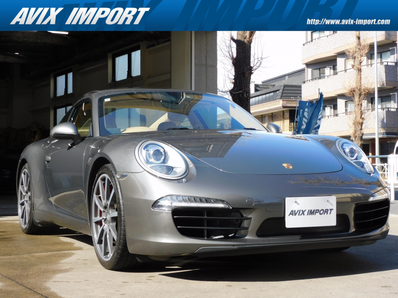 ポルシェ 911(Type991.1) ｶﾚﾗS 右H正規D車 7速PDK ｻﾝﾙｰﾌ ﾍﾞｰｼﾞｭﾚｻﾞｰｲﾝﾃﾘｱ ｽﾎﾟｰﾂｽﾃｱﾘﾝｸﾞ ｼｰﾄﾋｰﾀｰ 純正ﾅﾋﾞ 地ﾃﾞｼﾞ Bｶﾒﾗ ｸﾙｺﾝ ﾊﾞｲｷｾﾉﾝHL 電動格納ﾐﾗｰ PASM＆PTVﾌﾟﾗｽ 赤ｷｬﾘﾊﾟｰ 純正20ｲﾝﾁAW