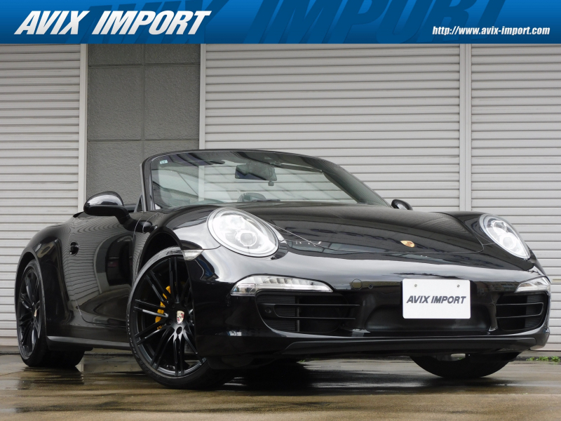 ポルシェ 911(Type991.1) ｶﾚﾗ4 Cabriolet 特別仕様車 Black Edition 右H正規D車 7速PDK ｽﾎﾟｰﾂｸﾛﾉPKG 黒幌 黒革 ｼｰﾄﾋｰﾀｰ 純正ﾅﾋﾞ地ﾃﾞｼﾞ BOSEｻｳﾝﾄﾞ Bｶﾒﾗ&PAS ｸﾙｺﾝ LEDﾍｯﾄﾞﾗｲﾄ(PDLSﾌﾟﾗｽ付) 電格ﾐﾗｰ ｽﾎﾟｰﾂｴｸﾞｿﾞｰｽﾄ PASM 黄ｷｬﾘﾊﾟｰ 純正20ｲﾝﾁAW(ﾌﾞﾗｯｸ)