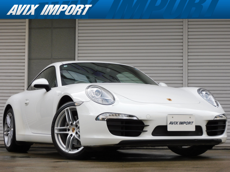 ポルシェ 911(Type991.1) ｶﾚﾗ (NAｴﾝｼﾞﾝ搭載) 右H 正規D車 7速PDK ﾌﾟﾗﾁﾅｸﾞﾚｰ革 ｼｰﾄﾋｰﾀｰ 純正ﾅﾋﾞ地ﾃﾞｼﾞ Bｶﾒﾗ ﾊﾞｲｷｾﾉﾝHL 電動格納ﾐﾗｰ 純正19ｲﾝﾁAW 禁煙車