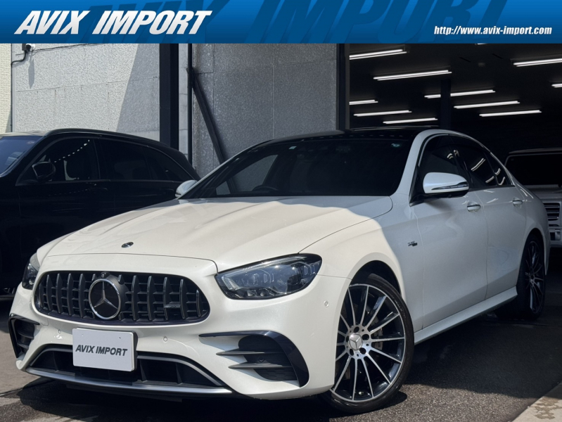 AMG Eクラス E53 4MATIC+(ISG搭載ﾓﾃﾞﾙ) 後期型 EXC-PKG 右H正規D車 ﾊﾟﾉﾗﾐｯｸSR 黒ﾅｯﾊﾟ革 ｼｰﾄﾋｰﾀｰ＆ﾍﾞﾝﾁﾚｰﾀｰ MBUX搭載ARﾅﾋﾞ 地ﾃﾞｼﾞ Burmesterｻｳﾝﾄﾞ 全周ｶﾒﾗ＆PTS HUD＆ﾚｰﾀﾞｰｾｰﾌﾃｨPKG 純正20ｲﾝﾁAW 禁煙 1ｵｰﾅｰ