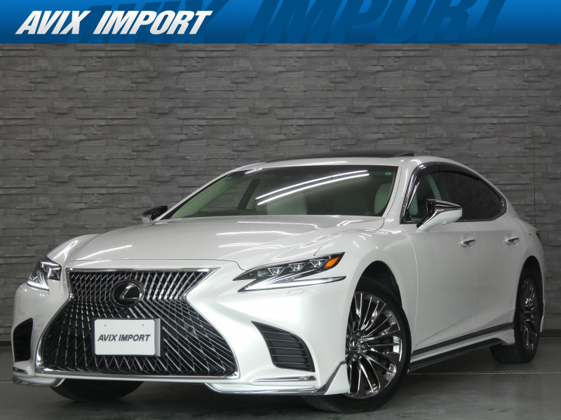 レクサス LS LS500 EXECUTIVE ﾓﾃﾞﾘｽﾀｴｱﾛ(F/S/R) 白革 ﾑｰﾝﾙｰﾌ ﾏｰｸﾚﾋﾞﾝｿﾝ 純正ﾘｱｴﾝﾀ 三眼LEDﾍｯﾄﾞﾗｲﾄ ﾅﾋﾞ TV 全方位ｶﾒﾗ ｸﾘｱﾗﾝｽｿﾅｰ ｼｰﾄﾋｰﾀｰ ﾍﾞﾝﾁﾚｰｼｮﾝ ﾘﾗｸｾﾞｰｼｮﾝ ﾃﾞｼﾞﾀﾙｲﾝﾅｰﾐﾗｰ HUD ACC OP20ｲﾝﾁAW