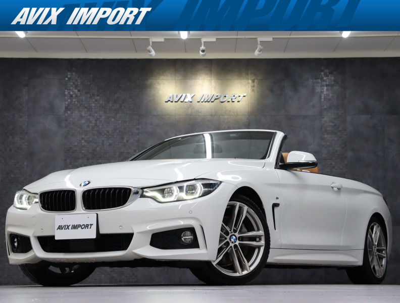 BMW 4シリーズ 440i ｶﾌﾞﾘｵﾚ Mｽﾎﾟｰﾂ 茶革 ｼｰﾄﾋｰﾀｰ ｲﾝﾃﾘｼﾞｪﾝﾄｾｰﾌﾃｨ ｺﾝﾌｫｰﾄｱｸｾｽ ACC PDC 純正HDDﾅﾋﾞ TV Bｶﾒﾗ HUD harman/kardon ETC LEDﾍｯﾄﾞﾗｲﾄ 19ｲﾝﾁAW