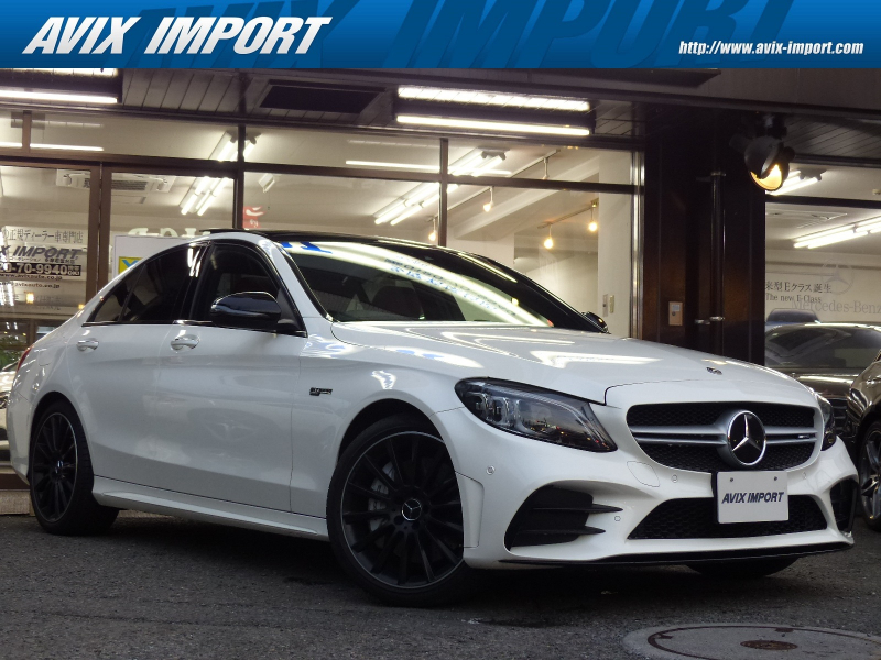 AMG Cクラス C43 4MATIC 後期型 9速AT RSP 赤本革 ﾊﾟﾉﾗﾏSR HDDﾅﾋﾞ地ﾃﾞｼﾞBｶﾒﾗ Meｺﾈｸﾄ HUD Burmester ｴｱﾊﾞﾗﾝｽP ﾊﾞｰﾁｬﾙｺｯｸﾋﾟｯﾄ 前席Sﾋｰﾀｰ ﾏﾙﾁﾋﾞｰﾑLED 自動開閉ﾄﾗﾝｸ Pｱｼｽﾄ ﾊｲﾋﾞｰﾑｱｼｽﾄ ACC LCA 分割可倒式ｼｰﾄ ECOｽﾄｯﾌﾟ C43専用ｴｱﾛ&19AW 禁煙