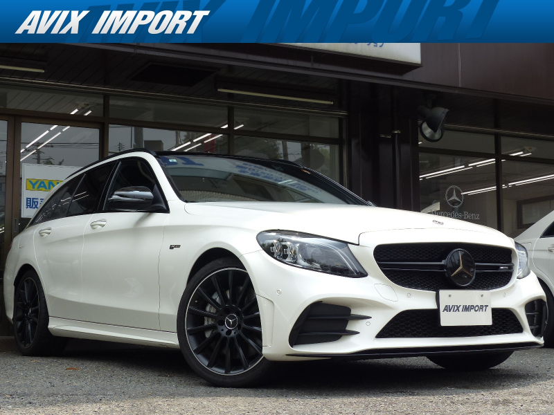 AMG Cクラス C43 4MATICｽﾃｰｼｮﾝﾜｺﾞﾝ 後期型 9速AT 黒本革 ﾊﾟﾉﾗﾏSR HDDﾅﾋﾞ地ﾃﾞｼﾞBｶﾒﾗ 後期型ｽﾃｱﾘﾝｸﾞ Meｺﾈｸﾄ HUD Burmester ｴｱﾊﾞﾗﾝｽP Vｺｯｸﾋﾟｯﾄ 前席Sﾋｰﾀｰ ﾏﾙﾁﾋﾞｰﾑLED 自動開閉ﾃｰﾙｹﾞｰﾄ Pｱｼｽﾄ ﾊｲﾋﾞｰﾑｱｼｽﾄ ACC LCW C43専用ｴｱﾛ&19AW 禁煙