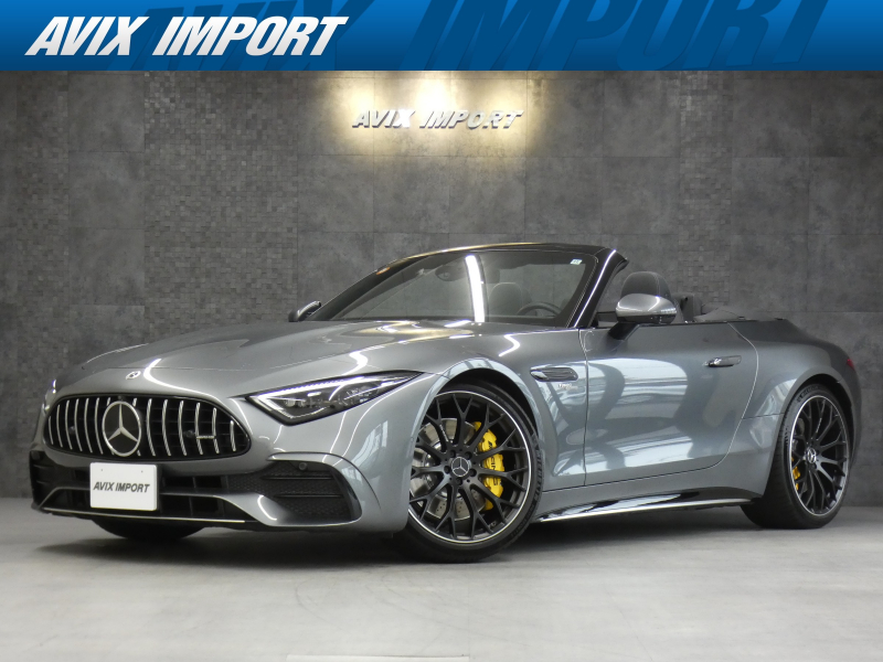 AMG SLクラス SL43 BSG搭載ﾓﾃﾞﾙ  左H 保証ﾌﾟﾗｽ継承可 禁煙 黒幌 黒革 HUD RSP ﾃﾞｨｽﾄﾛ 全周C 前席M付Pｼｰﾄ&ｼｰﾄﾋｰﾀｰ&ﾍﾞﾝﾁﾚｰﾀｰ&ｴｱｽｶｰﾌ&ﾏｯｻｰｼﾞ MBUXﾅﾋﾞ TV AppleCarPlay Burmester DIGITALﾗｲﾄ Pﾄﾗﾝｸ ｲｴﾛｰｷｬﾘﾊﾟｰ SL63専用AMGﾏﾙﾁｽﾎﾟｰｸｽﾎﾟｰｸ21AW