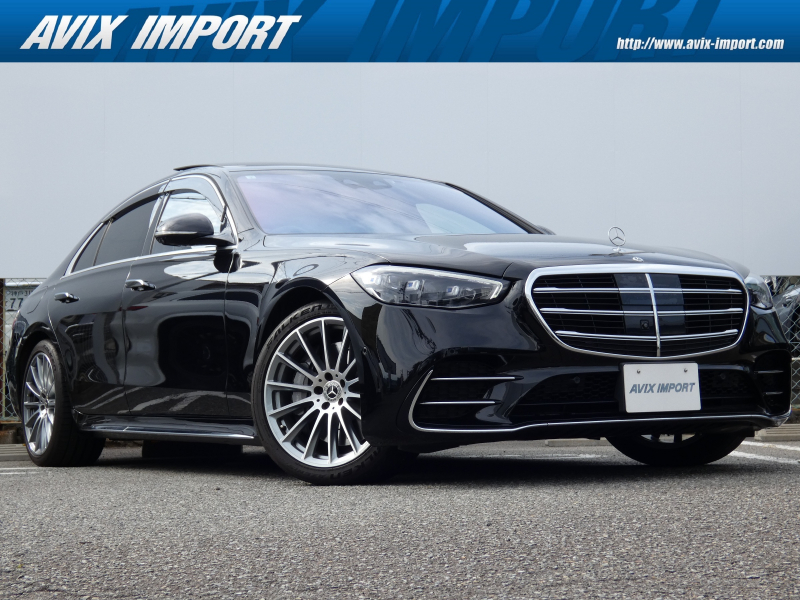 メルセデスベンツ Sクラス S500 4MATIC  AMGﾗｲﾝ(ISG搭載ﾓﾃﾞﾙ) RSP 黒革 ｼｰﾄﾋｰﾀｰ ﾍﾞﾝﾁ ﾚｰﾀｰ ﾘﾗｸｾﾞｰｼｮﾝ ﾀﾞｲﾅﾐｯｸｼｰﾄ ﾊﾟﾉﾗﾏSR ｴｱｻｽ  HUD 12.8ｲﾝﾁ有機ELﾃﾞｨｽﾌﾟﾚｲ(MBUXﾅﾋﾞ) 地ﾃﾞｼﾞ Burmester 全周C  AMG20AW 右H 禁煙 正規D車