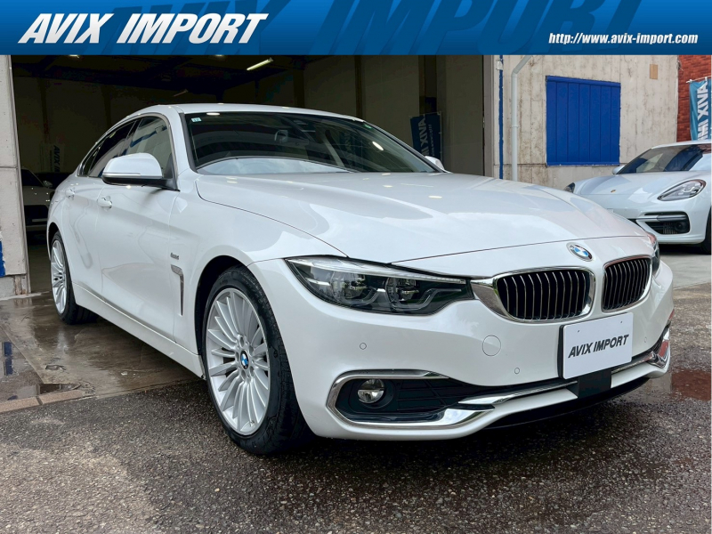 BMW 4シリーズ 420i Gran Coupe LUXURY 後期型 右H正規D車 ｱｲﾎﾞﾘｰ革 ｼｰﾄﾋｰﾀｰ 純正HDDﾅﾋﾞ地ﾃﾞｼﾞ Bｶﾒﾗ＆PDC ACC＆LCW&LKA Dｱｼｽﾄ 液晶ﾒｰﾀｰ LEDﾍｯﾄﾞﾗｲﾄ 電動Rｹﾞｰﾄ 純正18ｲﾝﾁAW 禁煙 1ｵｰﾅｰ