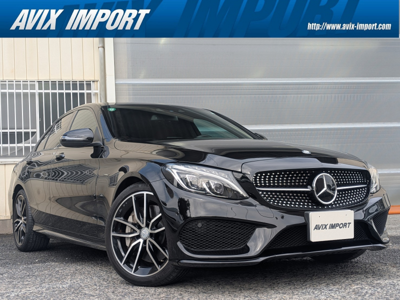 AMG Cクラス C450 AMG 4MATIC V6ﾂｲﾝﾀｰﾎﾞ 左H正規D車 ｴｸｽｸﾙｰｼﾌﾞPKG 赤革 ｼｰﾄﾋｰﾀｰ 純正HDDﾅﾋﾞ地ﾃﾞｼﾞ Burmesterｻｳﾝﾄﾞ Bｶﾒﾗ＆PTS HUD 電動Rｹﾞｰﾄ ﾚｰﾀﾞｰｾｰﾌﾃｨPKG AMG製19ｲﾝﾁAW 禁煙