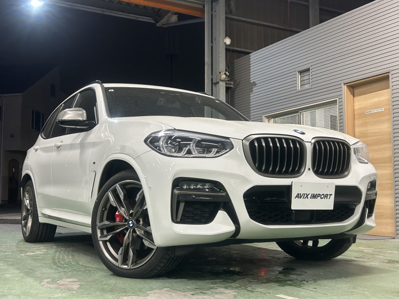 BMW X3 M40d 正規D車 48Vﾏｲﾙﾄﾞﾊｲﾌﾞﾘｯﾄﾞ搭載ﾓﾃﾞﾙ 黒革 全席ｼｰﾄﾋｰﾀｰ 純正HDDﾅﾋﾞ地ﾃﾞｼﾞ 全周ｶﾒﾗ＆PDC HUD Pｱｼｽﾄ＆Dｱｼｽﾄﾌﾟﾗｽ LEDﾍｯﾄﾞﾗｲﾄ 電動Rｹﾞｰﾄ 純正21ｲﾝﾁAW 禁煙